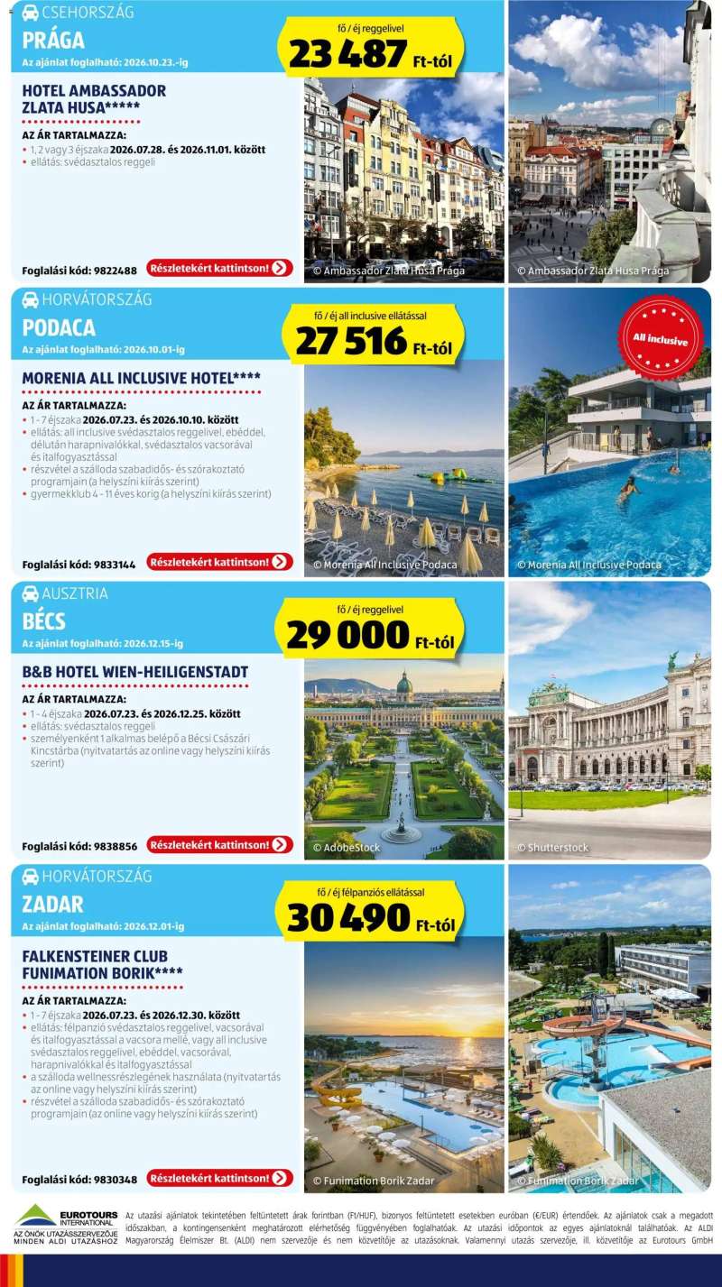 Aldi Aldi Utazás katalógus 2 oldal