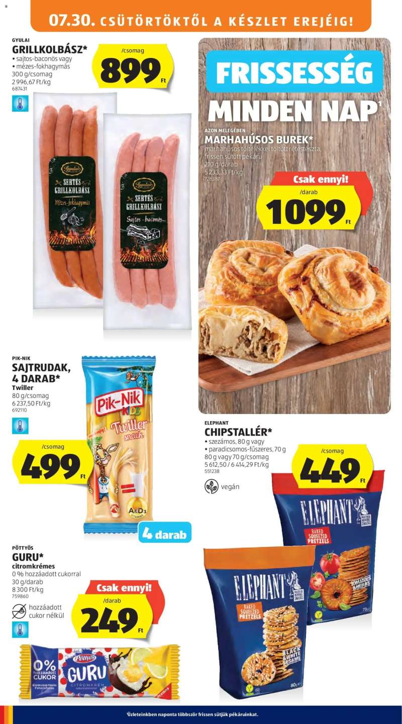 Aldi Aldi akciós újság 12 oldal