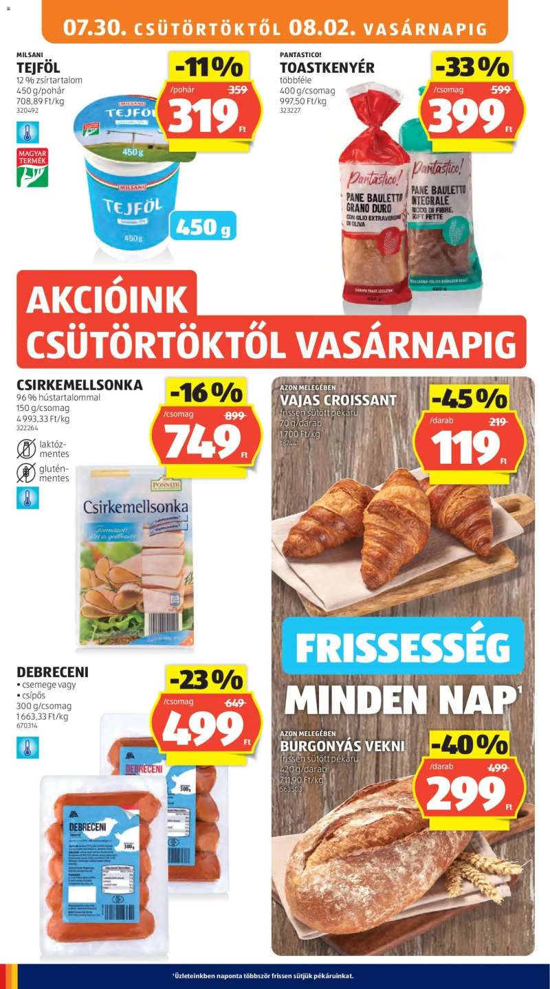 Aldi Aldi akciós újság 18 oldal