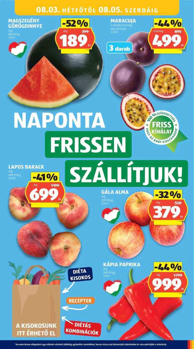 Aldi Aldi akciós újság 21 oldal