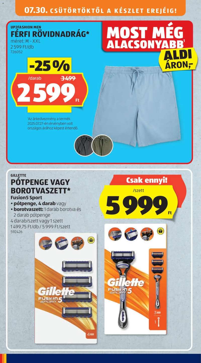 Aldi Aldi akciós újság 40 oldal