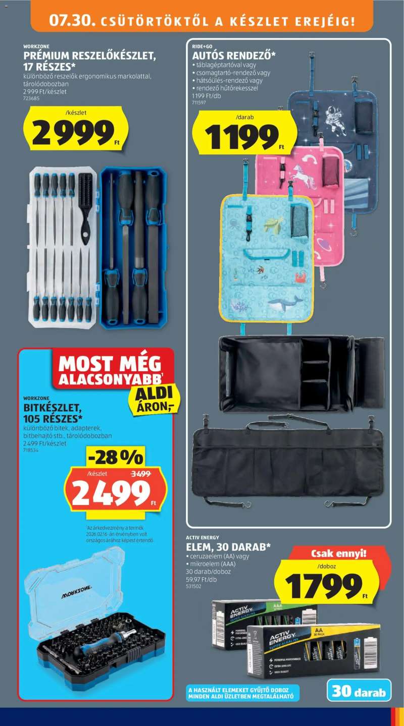 Aldi Aldi akciós újság 45 oldal