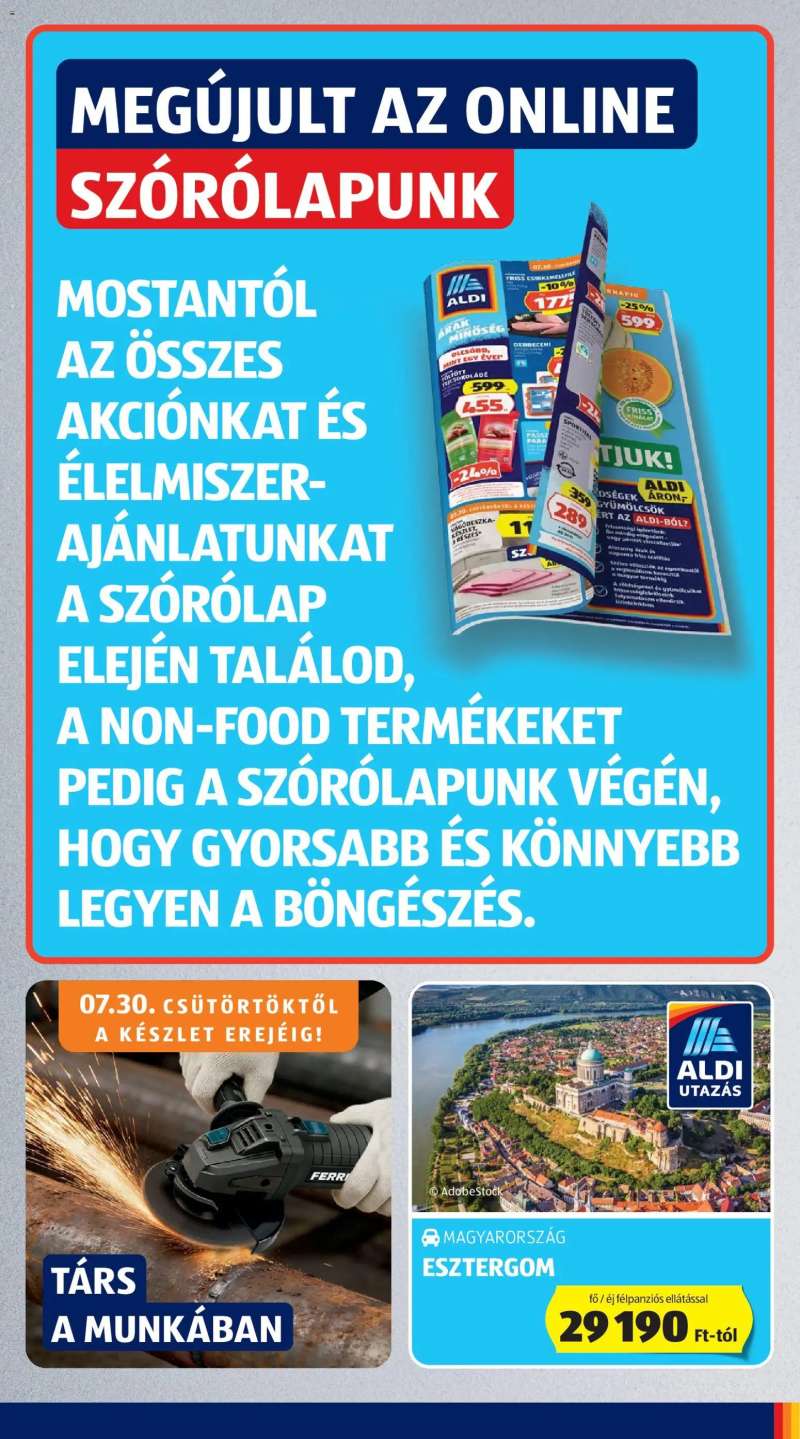 Aldi Aldi akciós újság 7 oldal