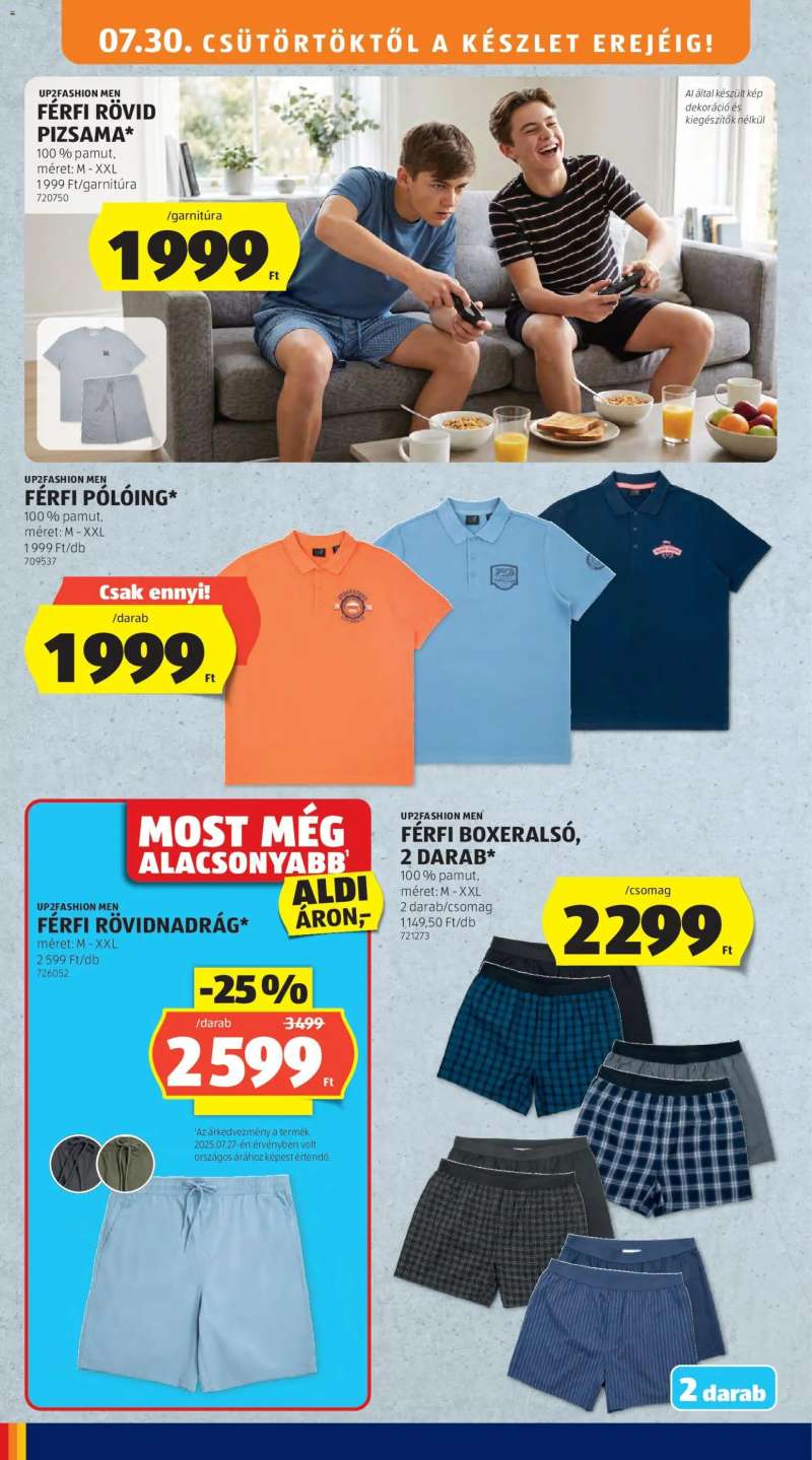 Aldi Aldi Középső sor termékei 4 oldal