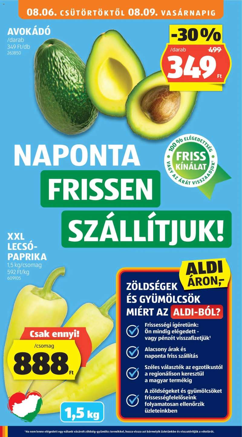 Aldi Aldi akciós újság 14 oldal