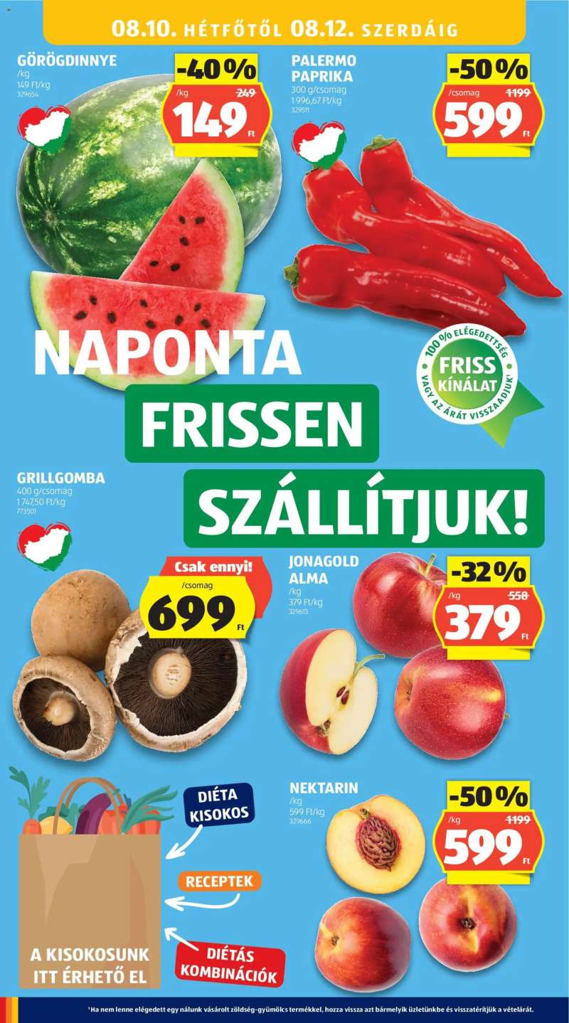 Aldi Aldi akciós újság 22 oldal