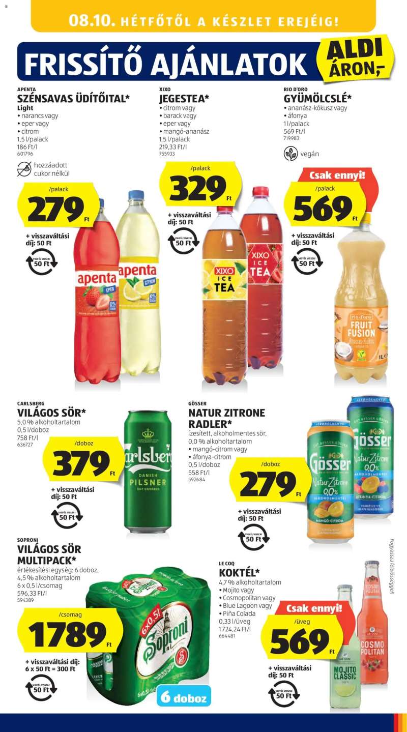 Aldi Aldi akciós újság 25 oldal