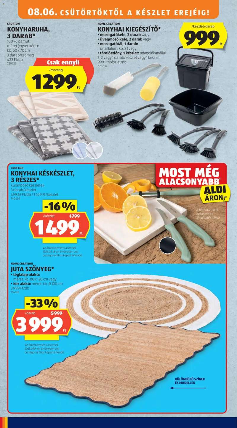 Aldi Aldi akciós újság 34 oldal