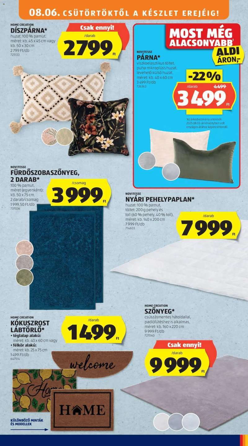 Aldi Aldi akciós újság 35 oldal