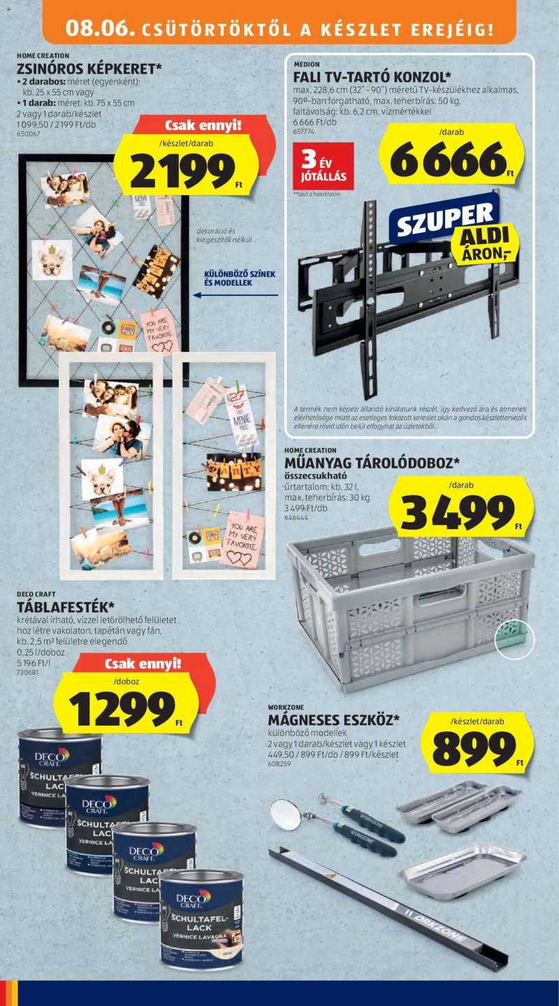 Aldi Aldi akciós újság 36 oldal
