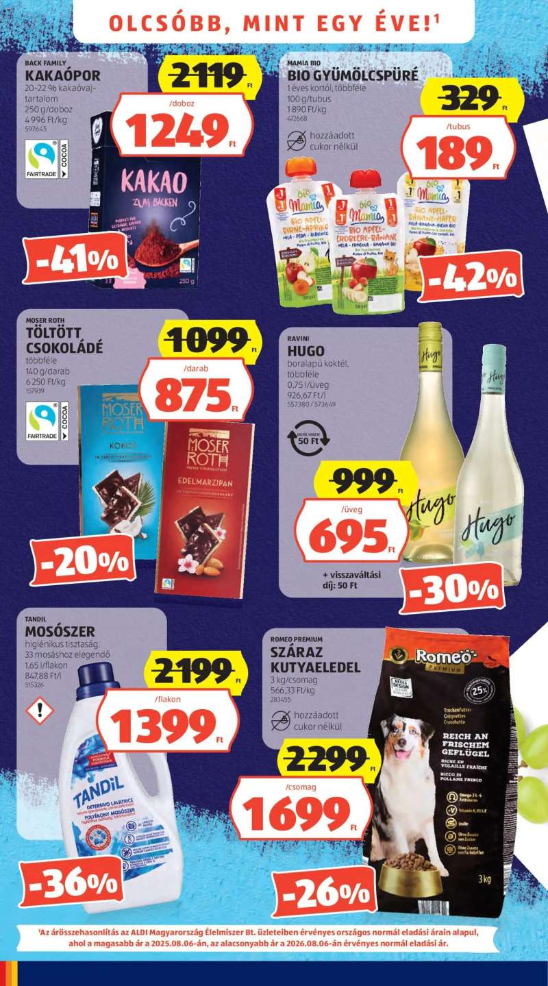 Aldi Aldi akciós újság 4 oldal