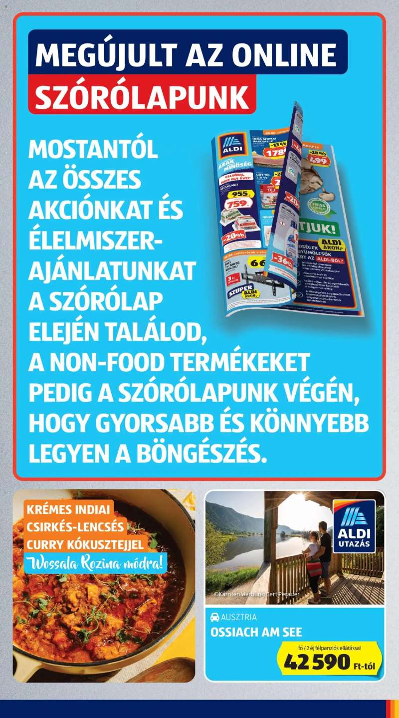 Aldi Aldi akciós újság 7 oldal