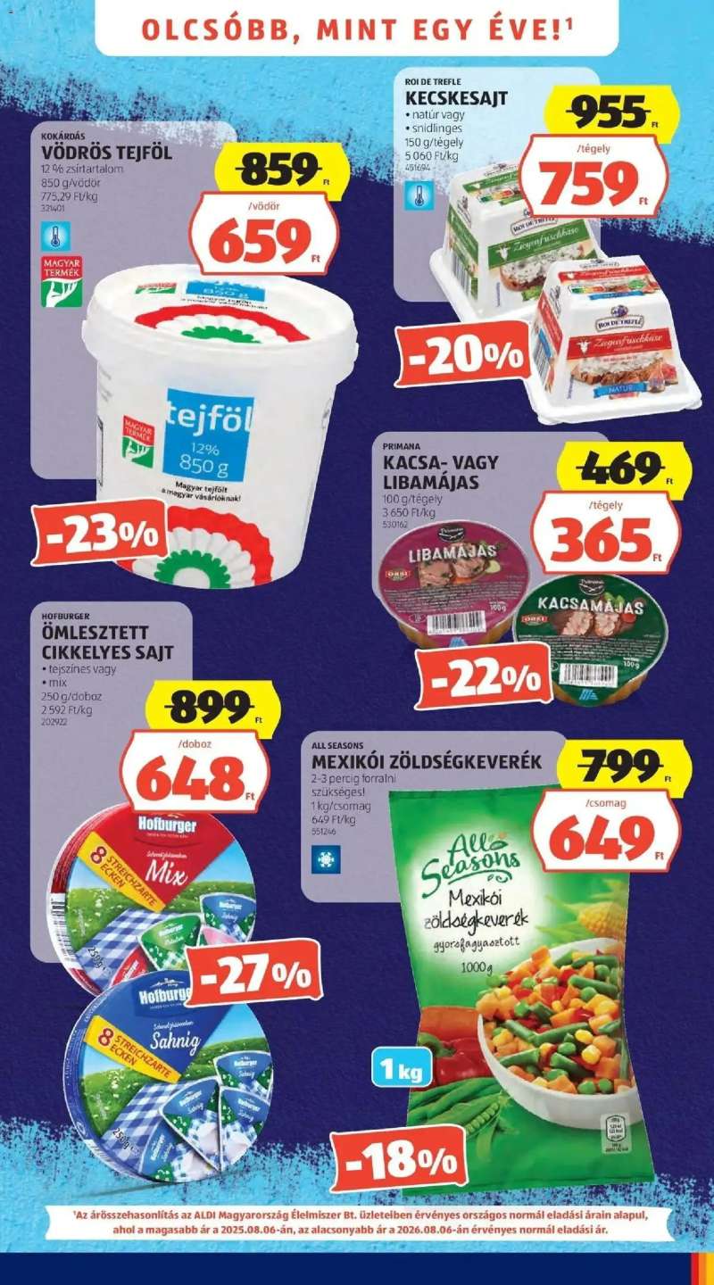 Aldi Aldi aktuális akciós újság 3 oldal