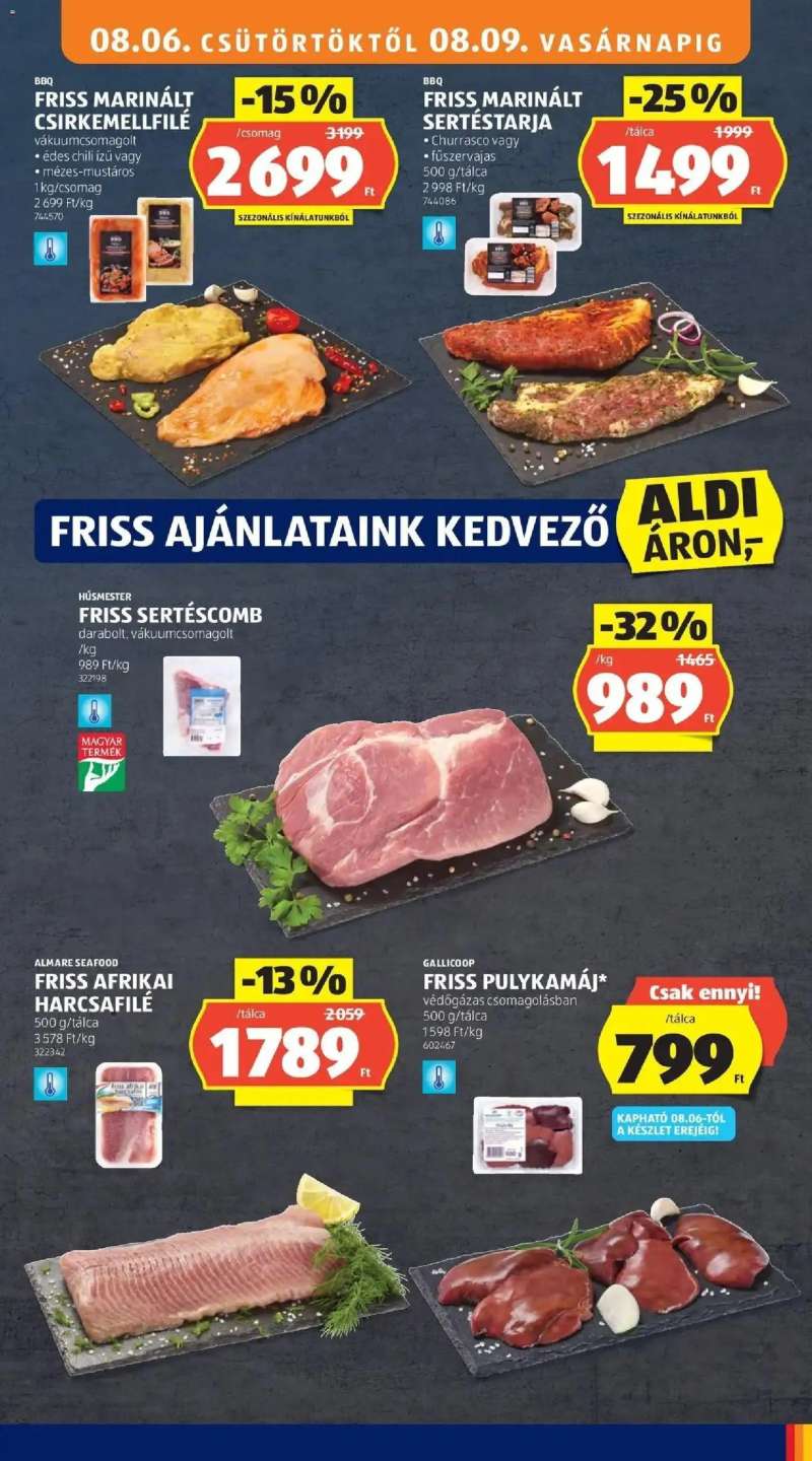 Aldi Aldi aktuális akciós újság 7 oldal