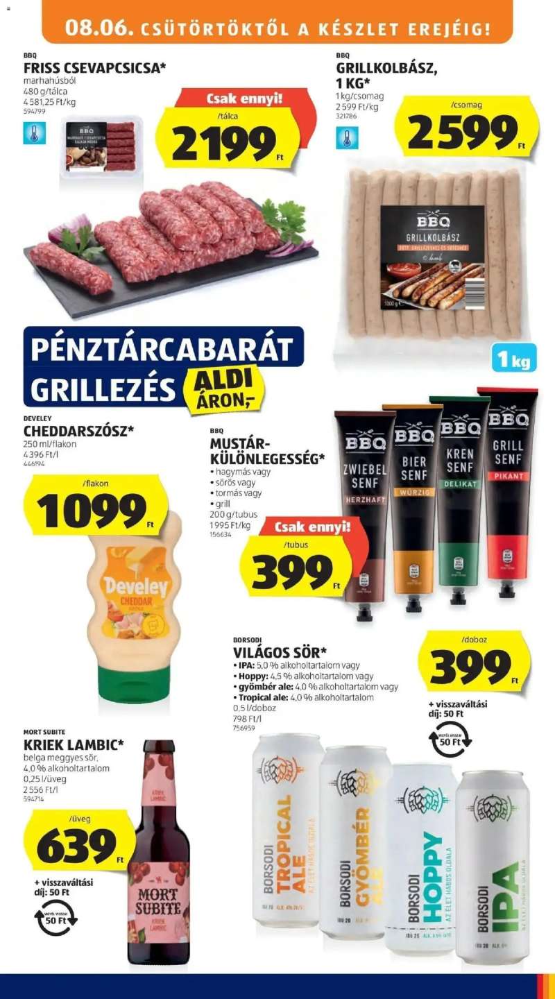 Aldi Aldi aktuális akciós újság 9 oldal