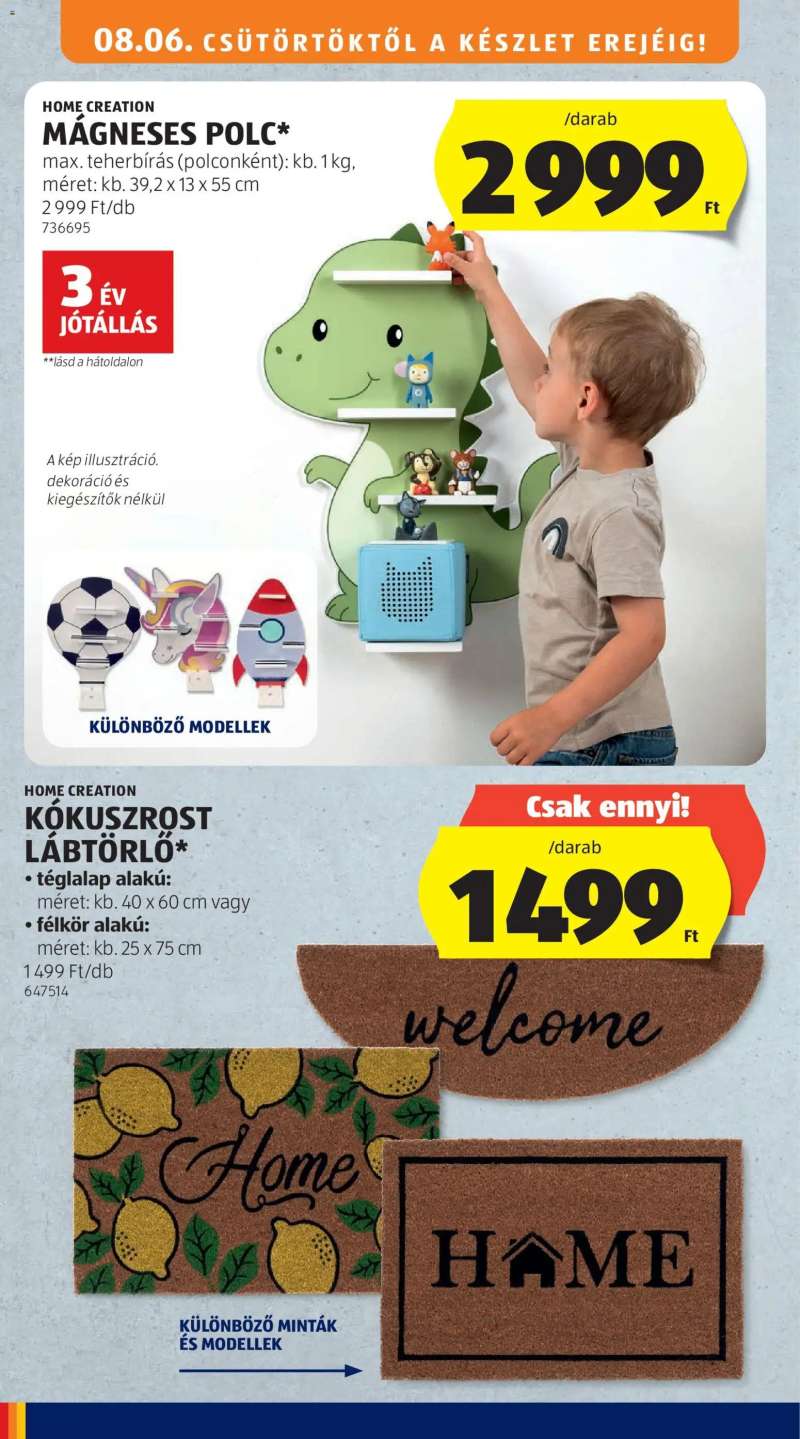Aldi Aldi Középső sor termékei 10 oldal