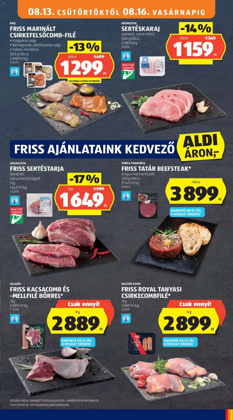 Aldi Aldi akciós újság 11 oldal