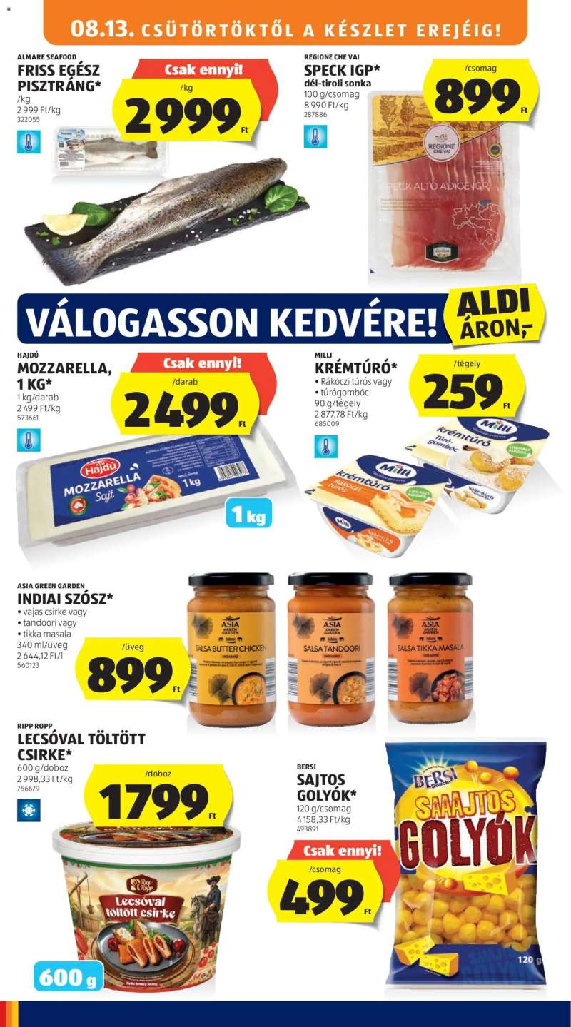 Aldi Aldi akciós újság 14 oldal