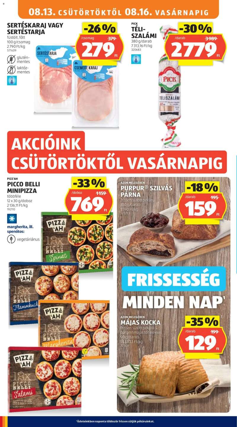 Aldi Aldi akciós újság 18 oldal
