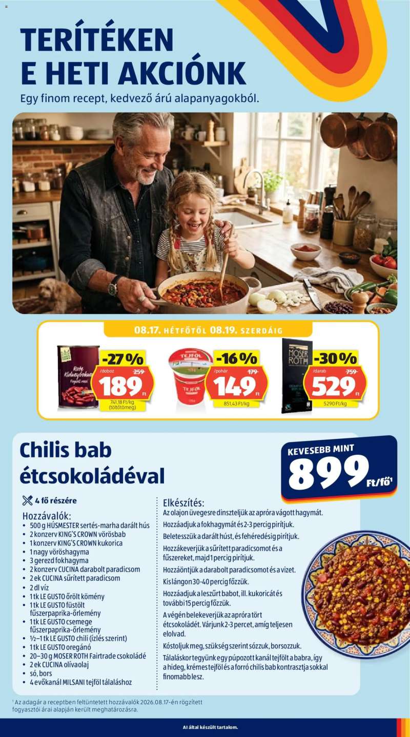 Aldi Aldi akciós újság 29 oldal