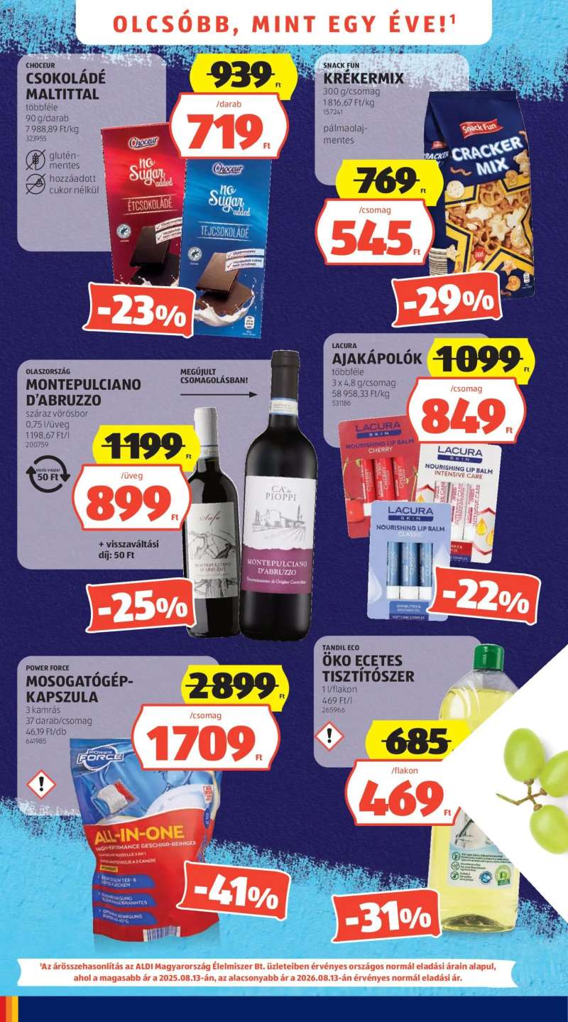 Aldi Aldi akciós újság 4 oldal