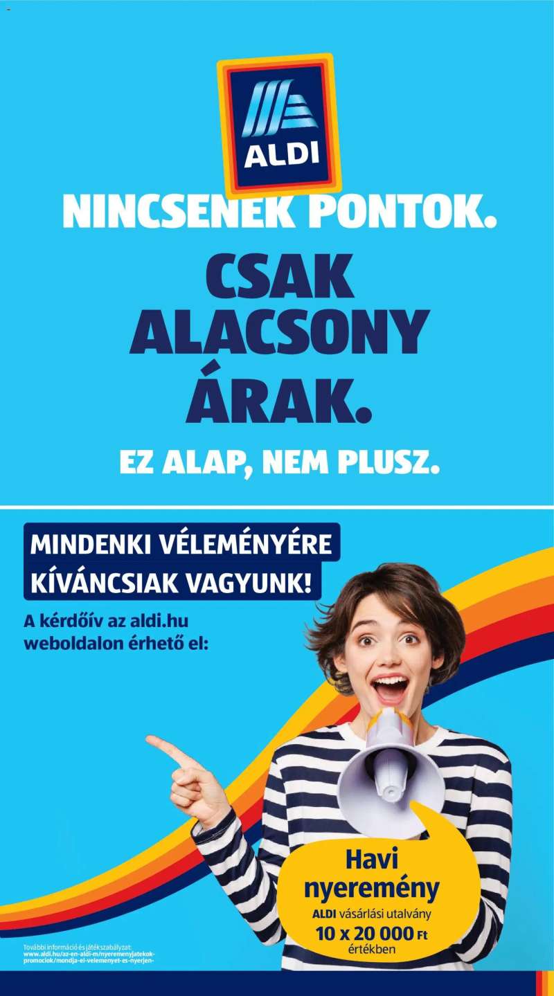Aldi Aldi akciós újság 45 oldal