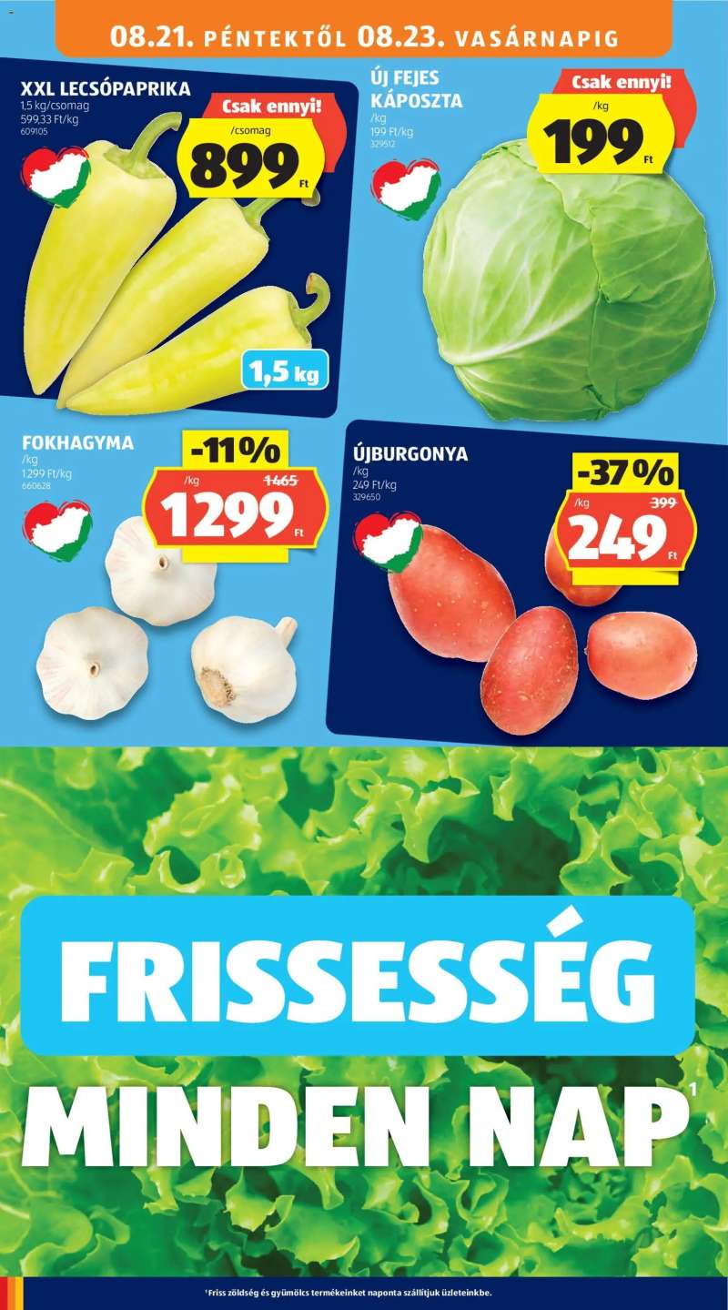 Aldi Aldi akciós újság 10 oldal