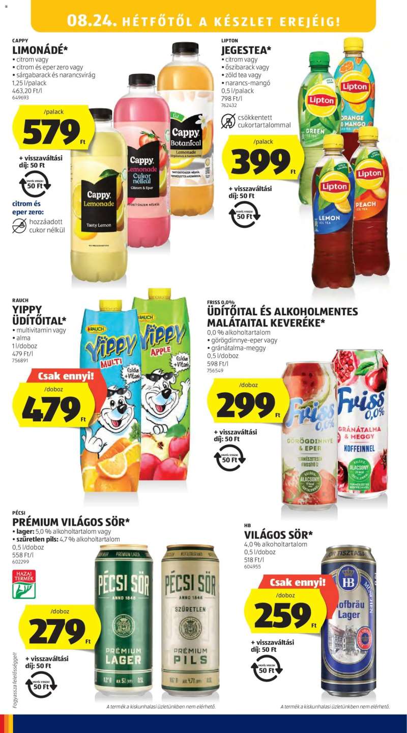 Aldi Aldi akciós újság 24 oldal