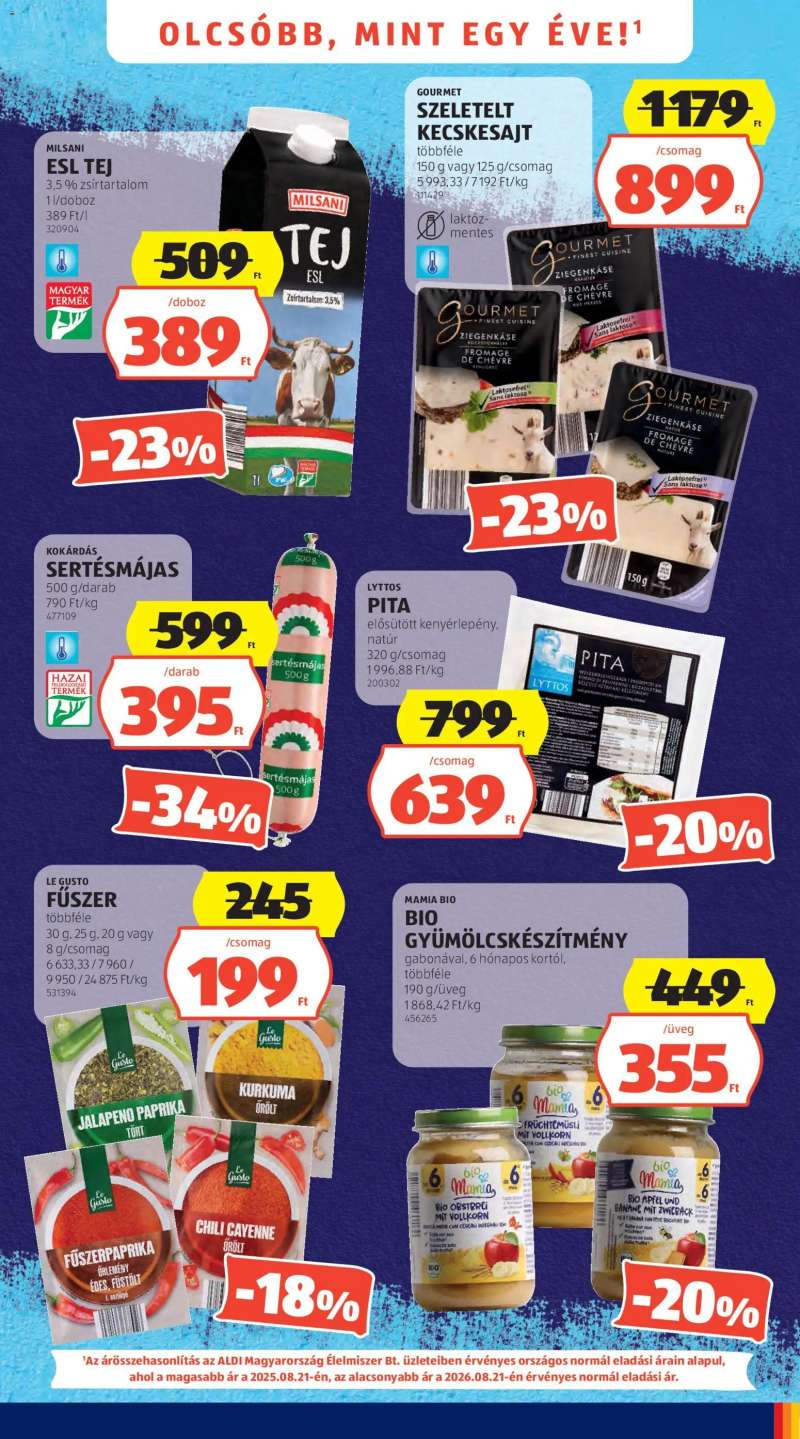 Aldi Aldi akciós újság 3 oldal