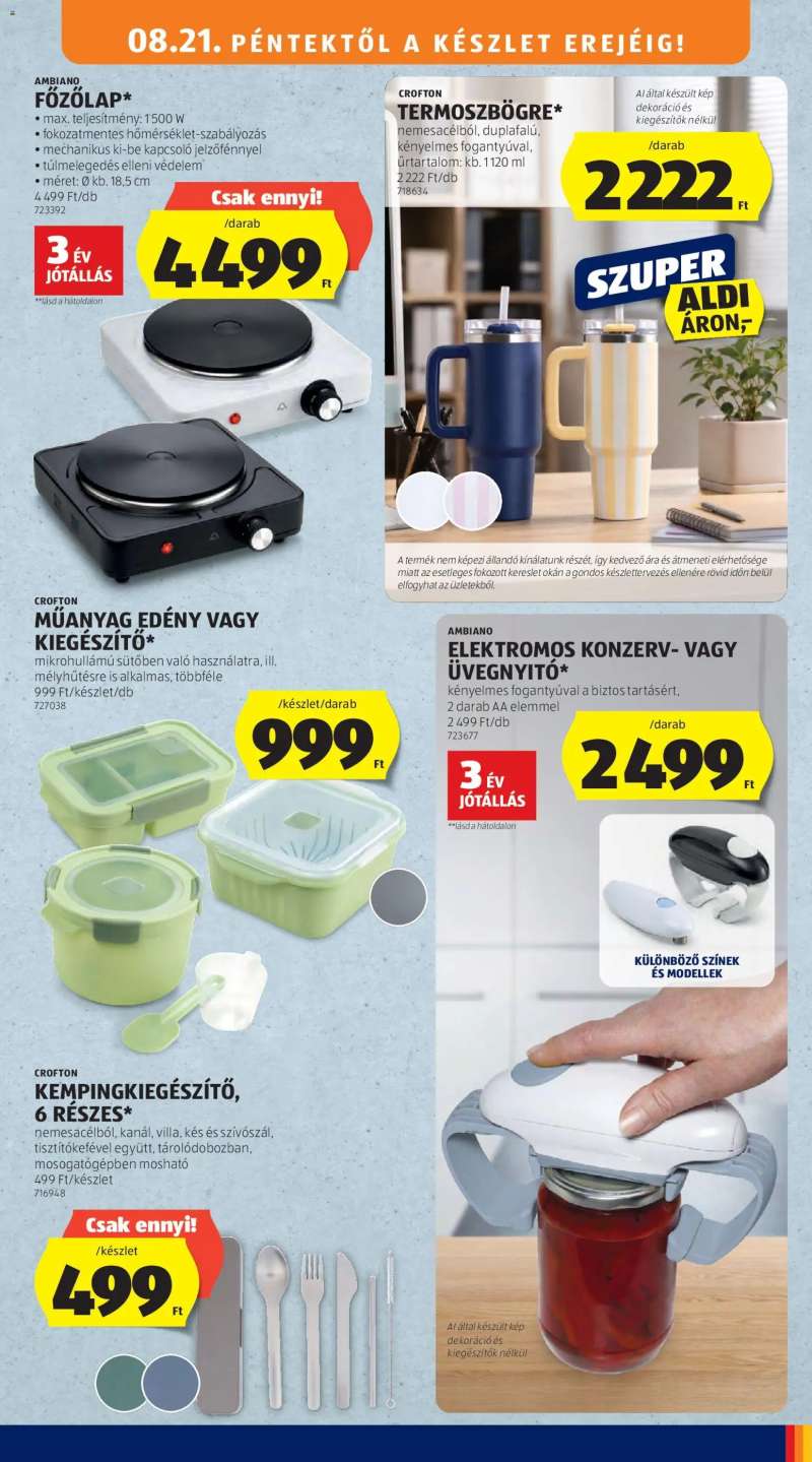 Aldi Aldi akciós újság 35 oldal