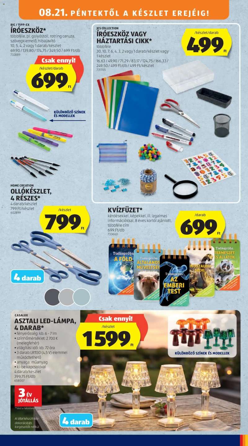 Aldi Aldi akciós újság 37 oldal