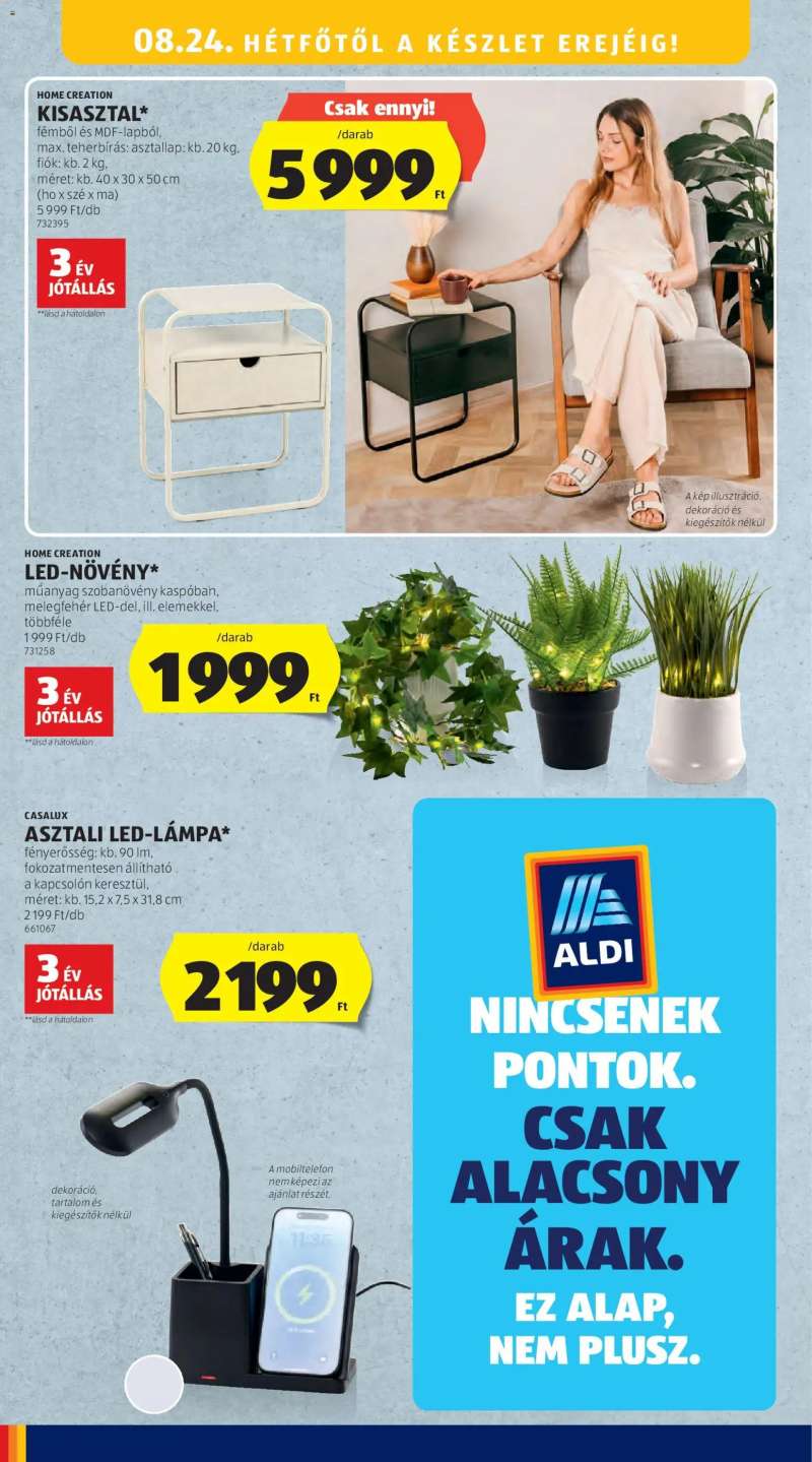 Aldi Aldi akciós újság 42 oldal