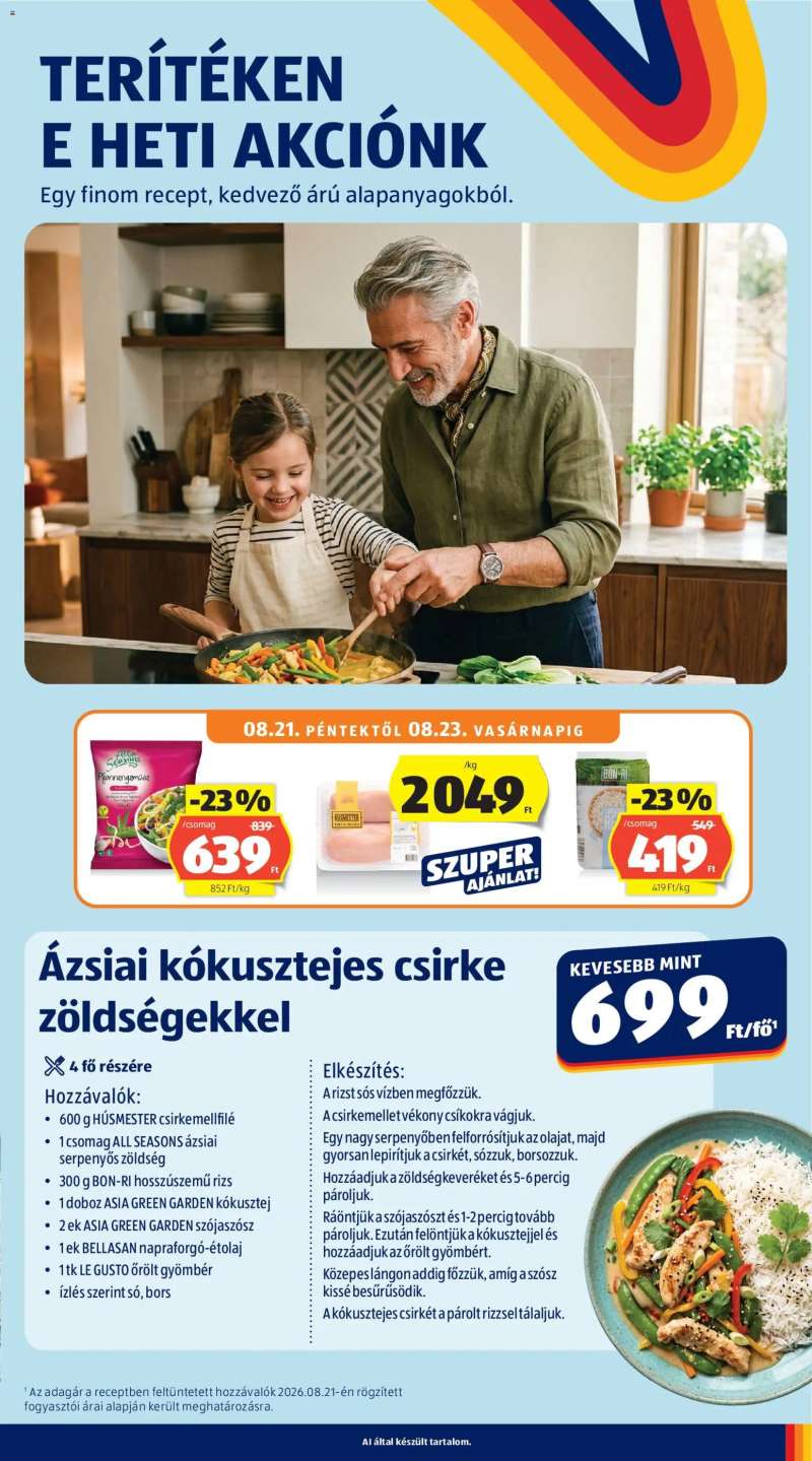 Aldi Aldi akciós újság 47 oldal