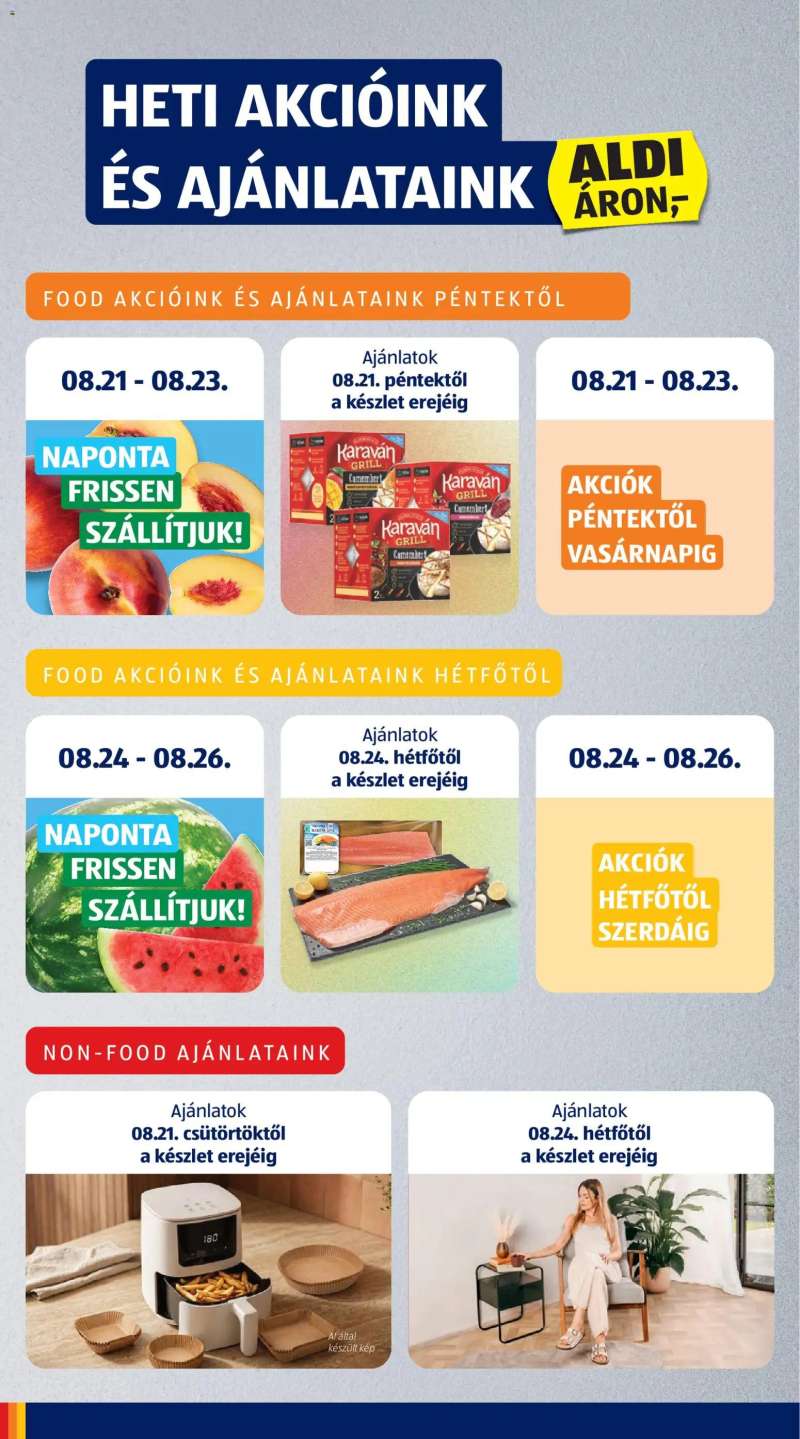 Aldi Aldi akciós újság 6 oldal