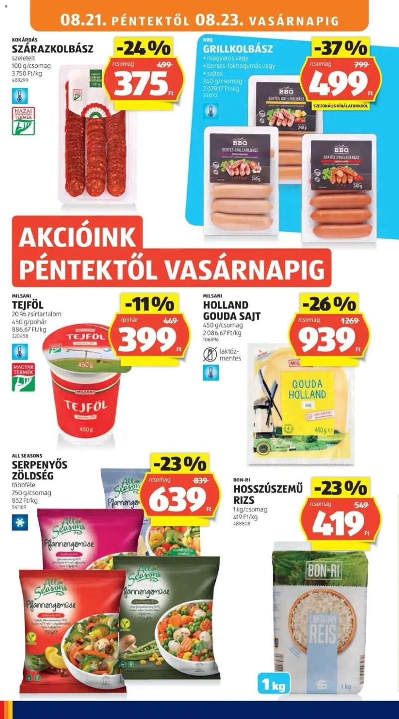 Aldi Aldi aktuális akciós újság 10 oldal