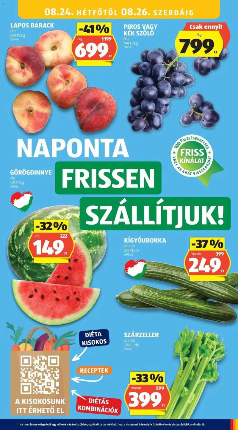Aldi Aldi aktuális akciós újság 13 oldal