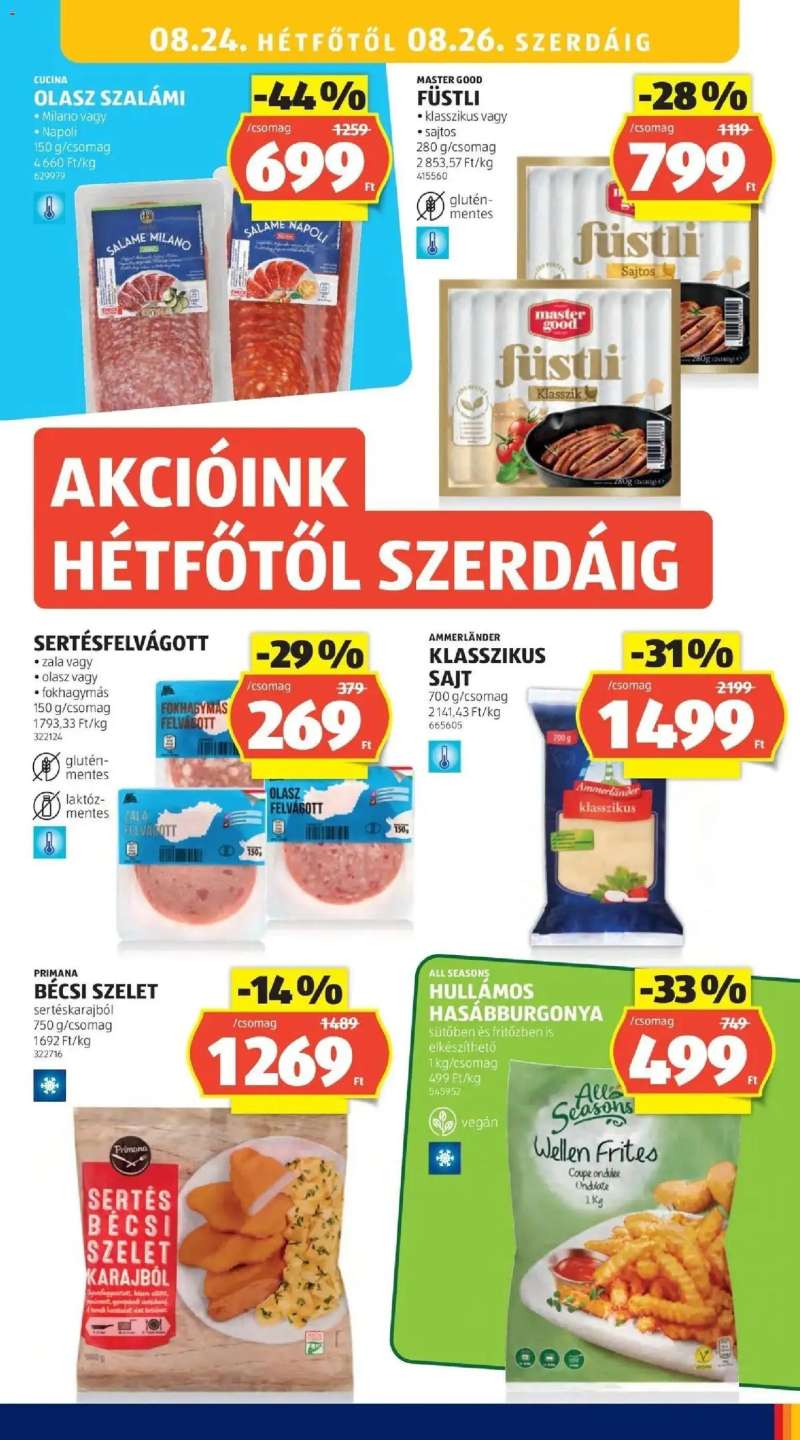 Aldi Aldi aktuális akciós újság 19 oldal