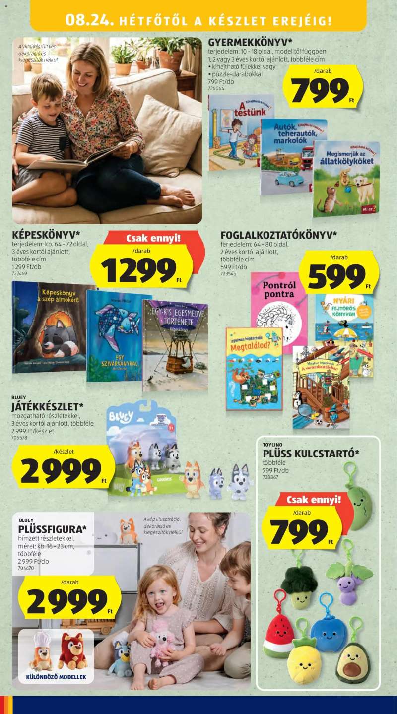 Aldi Aldi Középső sor termékei 12 oldal