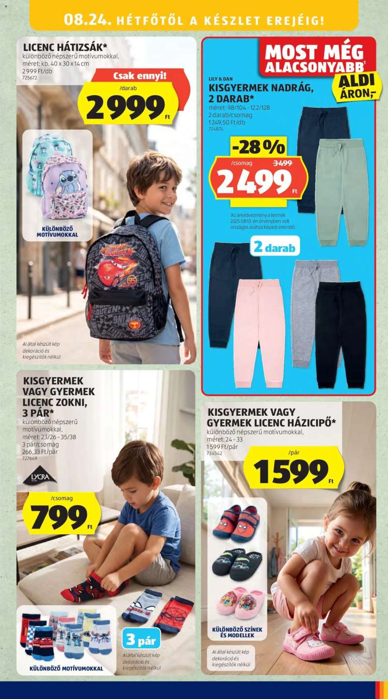 Aldi Aldi Középső sor termékei 13 oldal