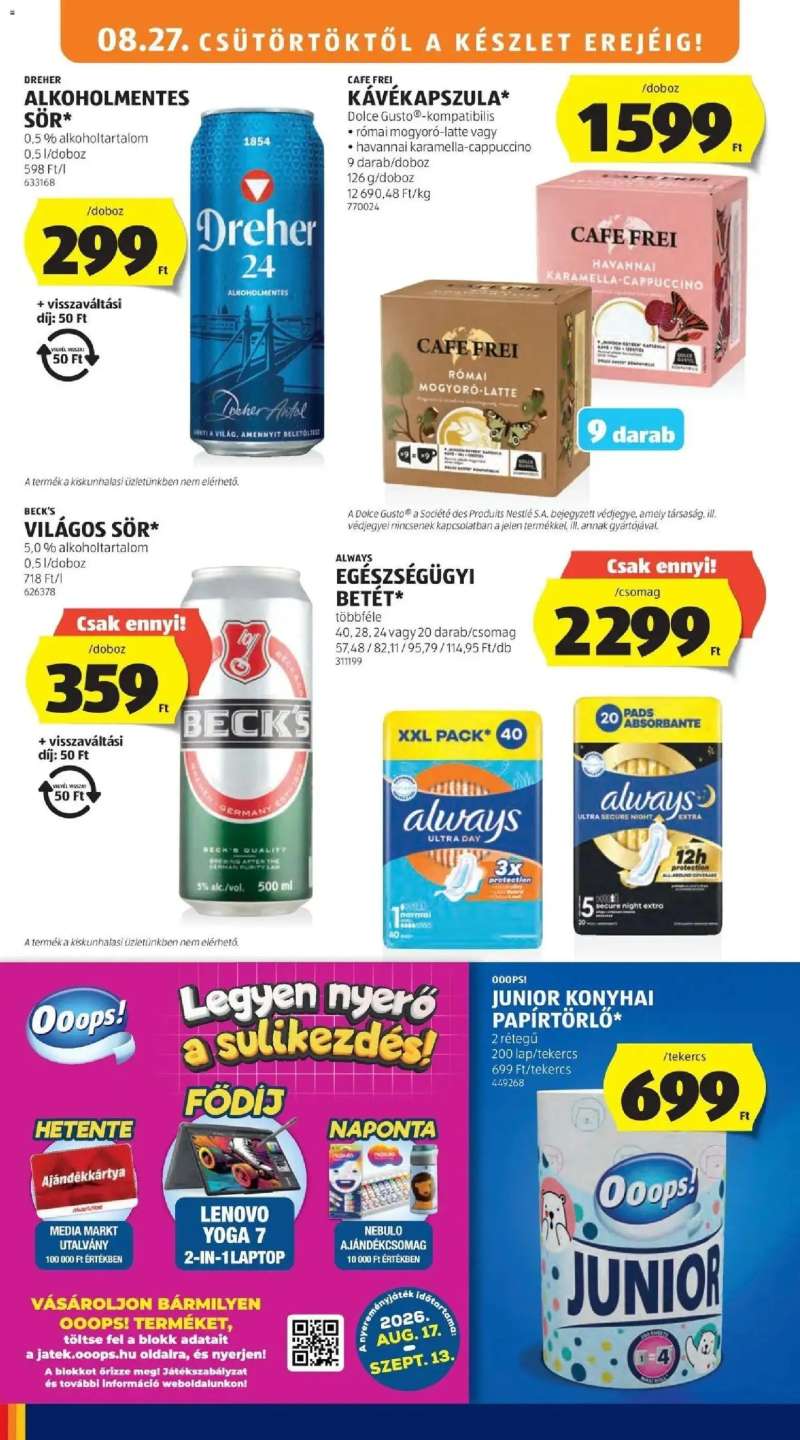 Aldi Aldi aktuális akciós újság 10 oldal