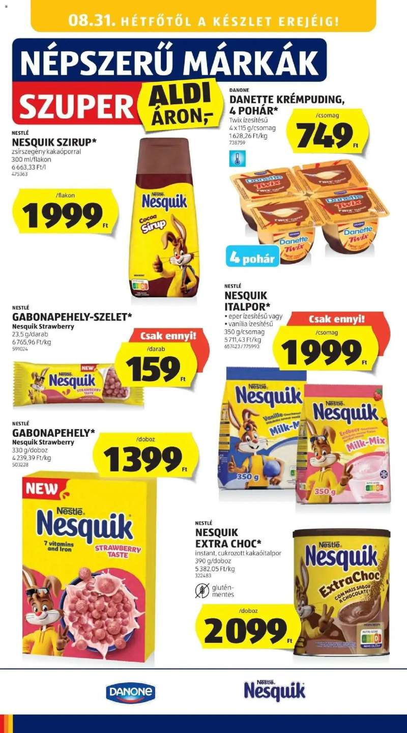 Aldi Aldi aktuális akciós újság 22 oldal