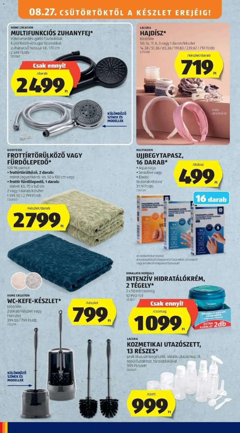 Aldi Aldi aktuális akciós újság 32 oldal