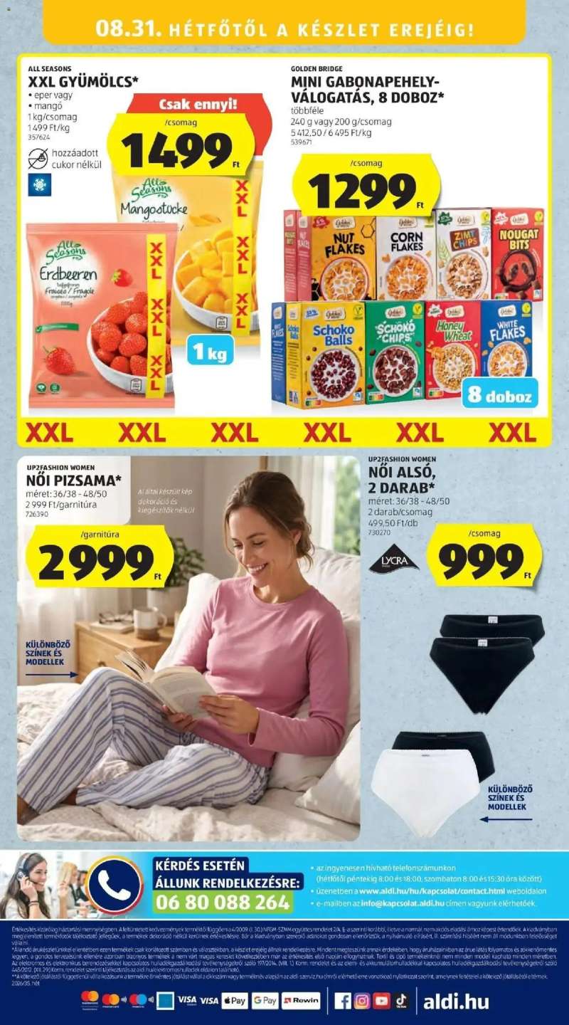 Aldi Aldi aktuális akciós újság 36 oldal