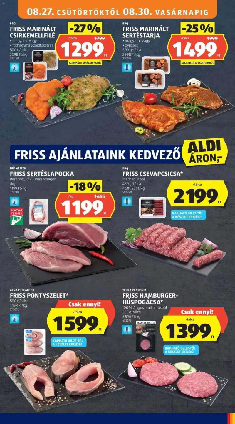 Aldi Aldi aktuális akciós újság 7 oldal