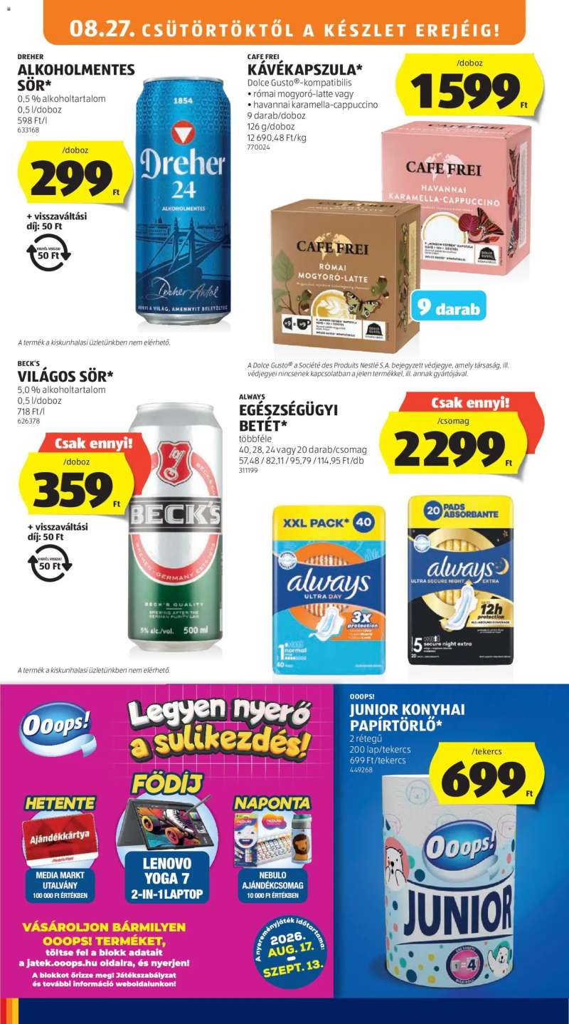 Aldi Aldi akciós újság 14 oldal