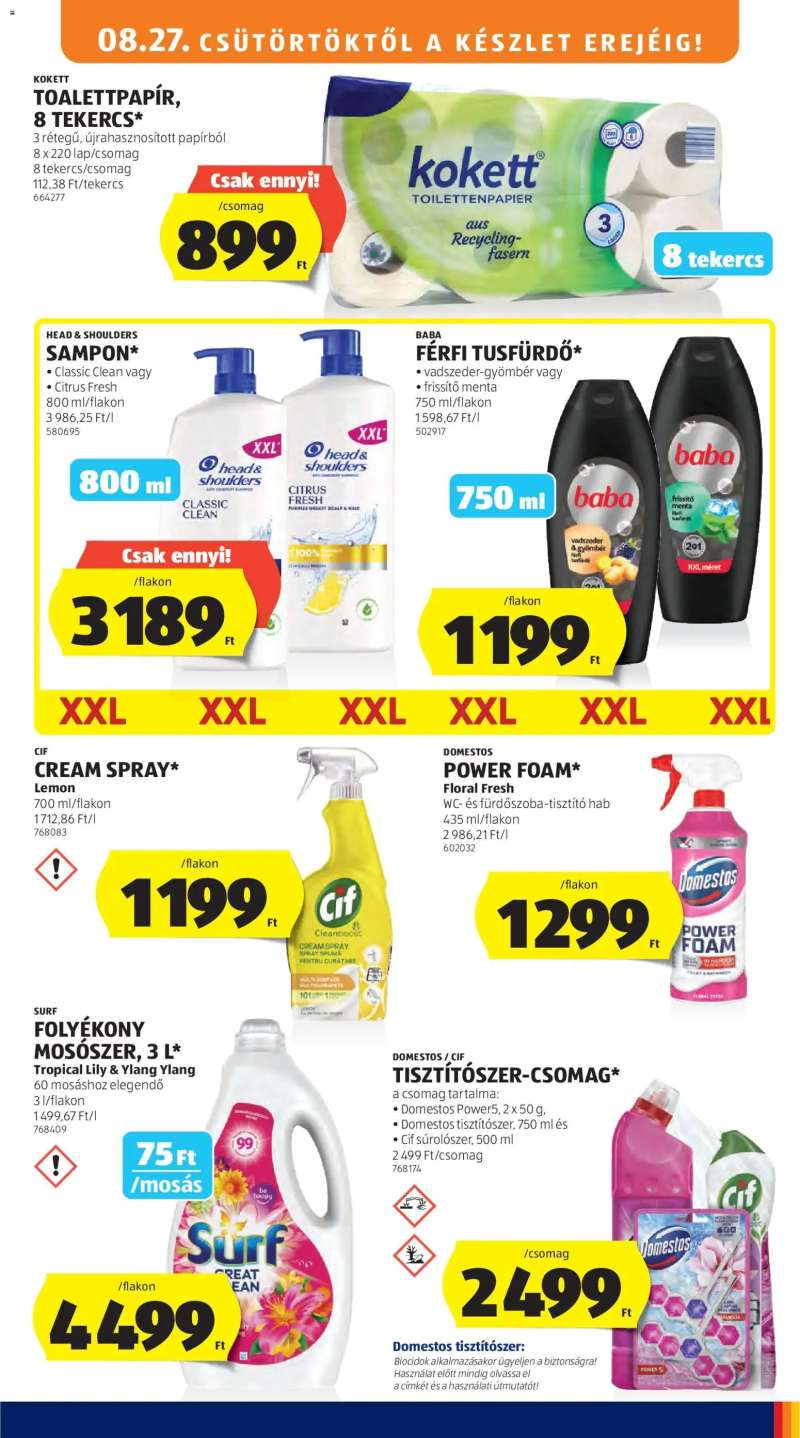 Aldi Aldi akciós újság 15 oldal