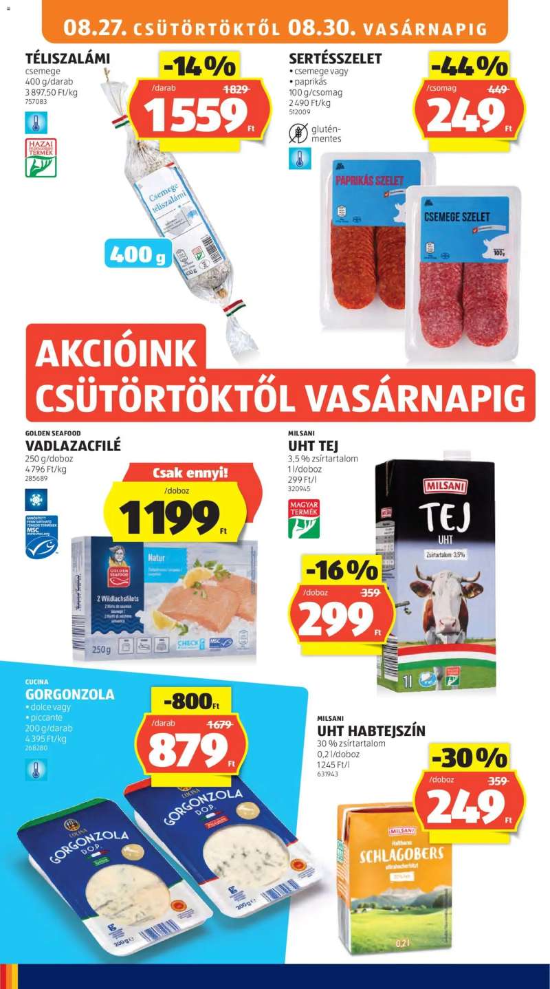 Aldi Aldi akciós újság 16 oldal
