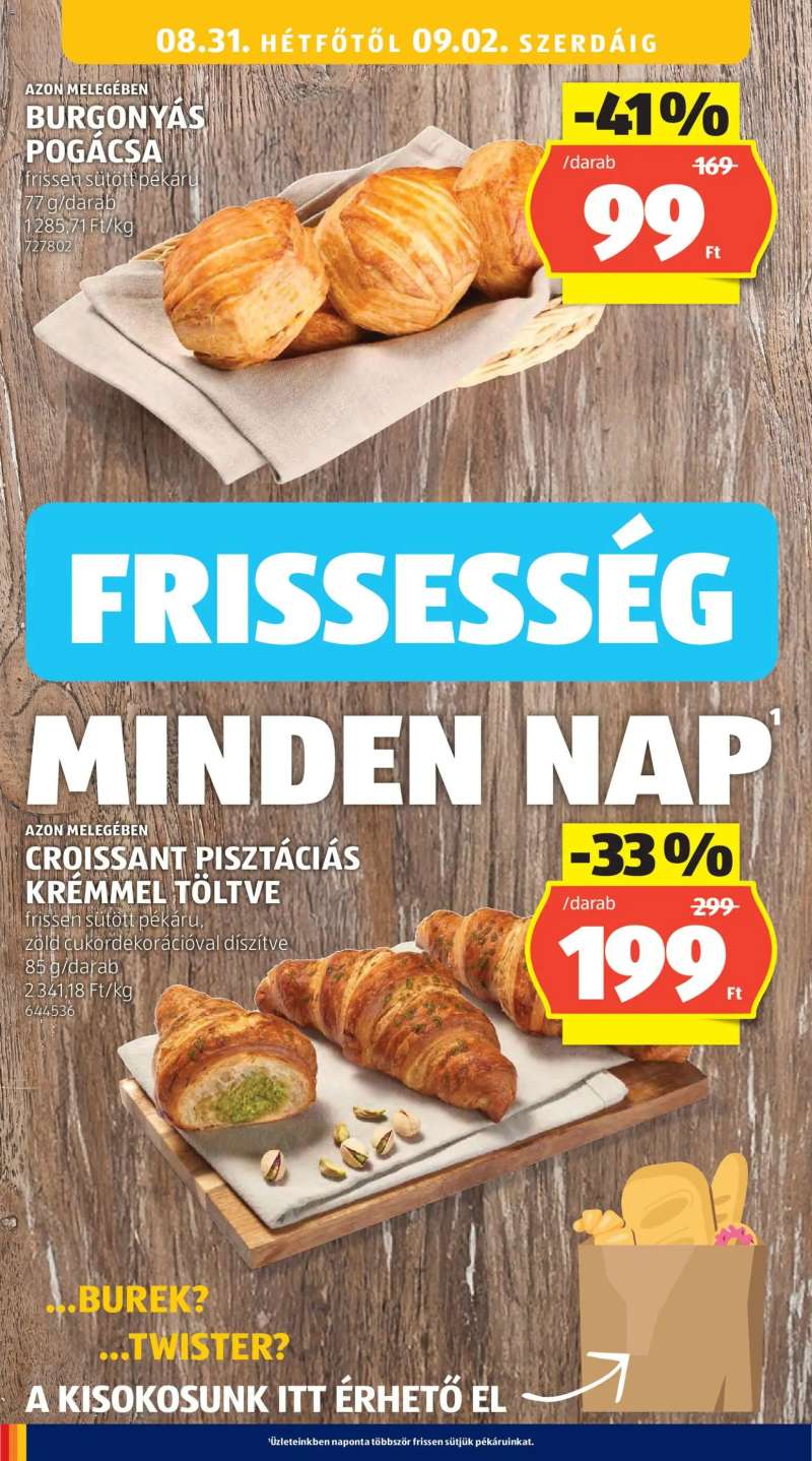 Aldi Aldi akciós újság 38 oldal