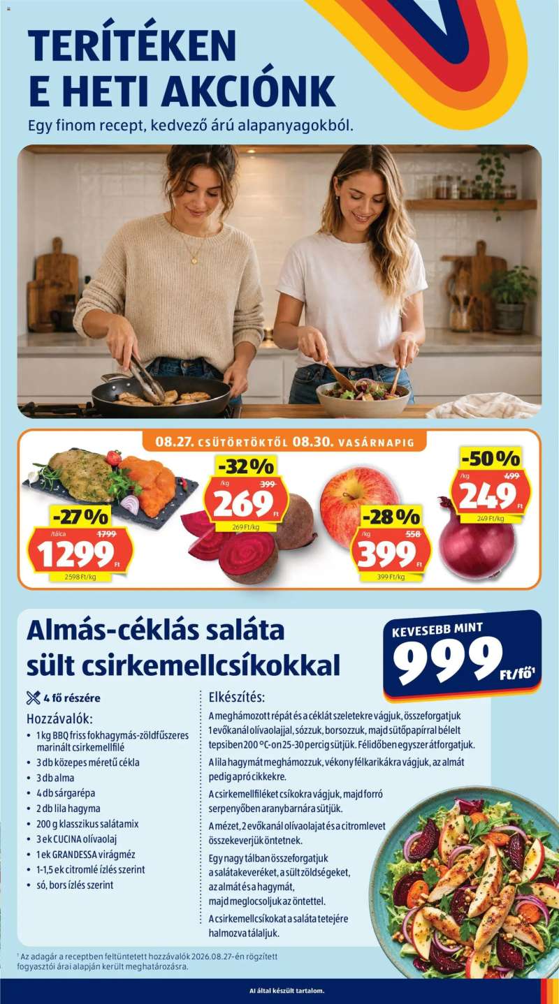 Aldi Aldi akciós újság 39 oldal