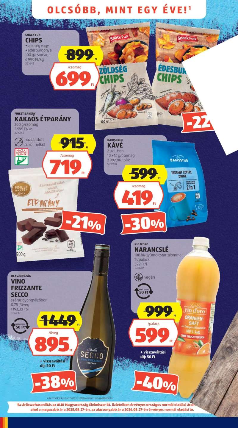 Aldi Aldi akciós újság 4 oldal